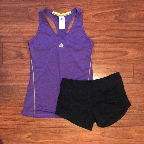 adidas Tops - Workout Tank & Shorts Bundle 💪🏻
